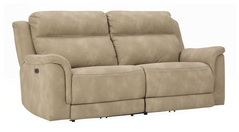 Next-Gen DuraPella - Sand - 2 Seat PWR REC Sofa ADJ HDREST