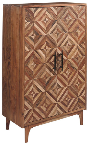 Gabinwell - Two-tone Brown - Accent Cabinet