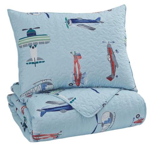 McAllen - Multi - Twin Quilt Set
