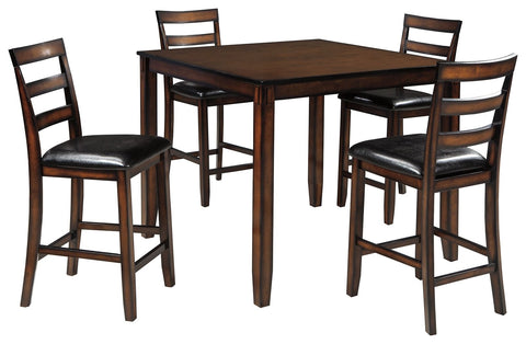 Coviar - Brown - DRM Counter Table Set (5/CN)