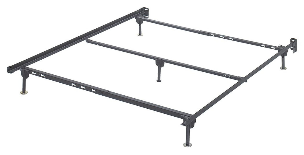 Frames and Rails - Metallic - Queen Bolt on Bed Frame