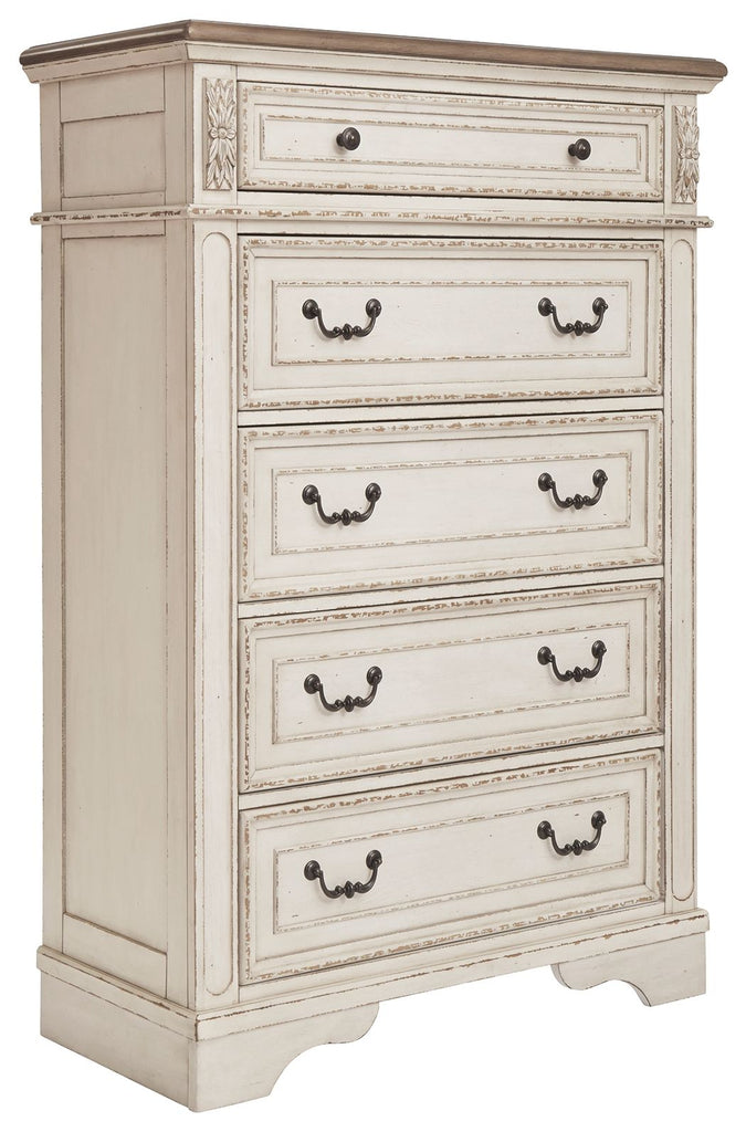 Realyn - Two-tone - Five Drawer Chest