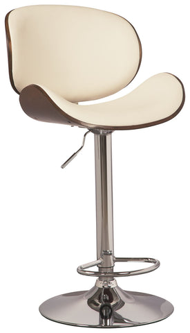 Bellatier - Bone - Tall UPH Swivel Barstool(1/CN)
