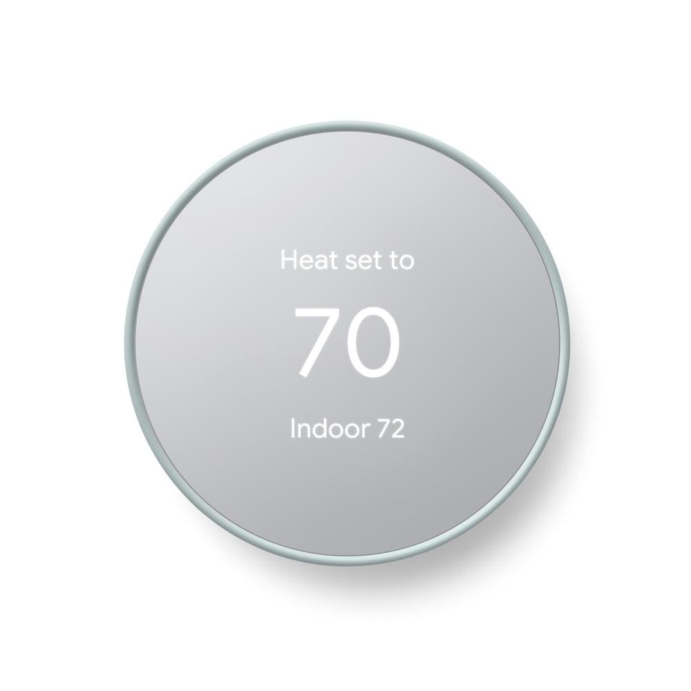Google Nest Smart Programmable Wi-Fi Thermostat - Fog Color
