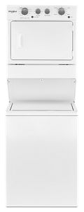 Whirlpool 3.5 cu.ft Electric Stacked Laundry Center 9 Wash cycles and AutoDry™