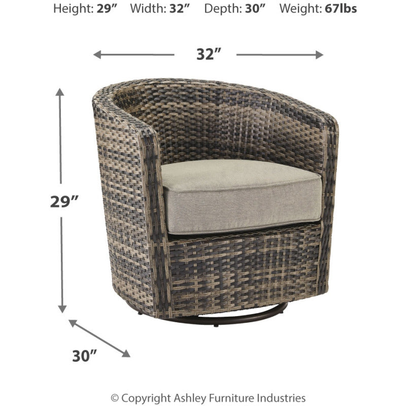 Ashley Furniture Coulee Mills Swivel Lounge with Cushion (Set of 2)
